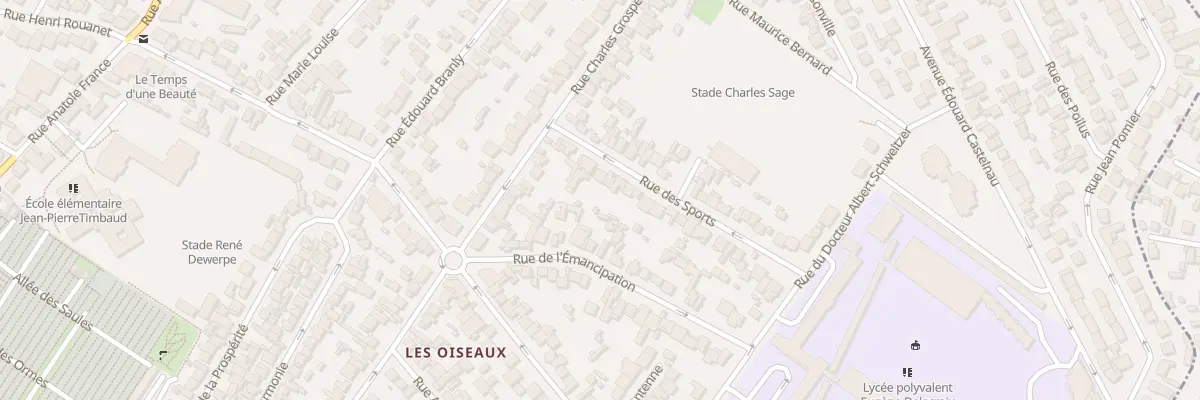 Plan du 14 Rue Des Sports à Drancy