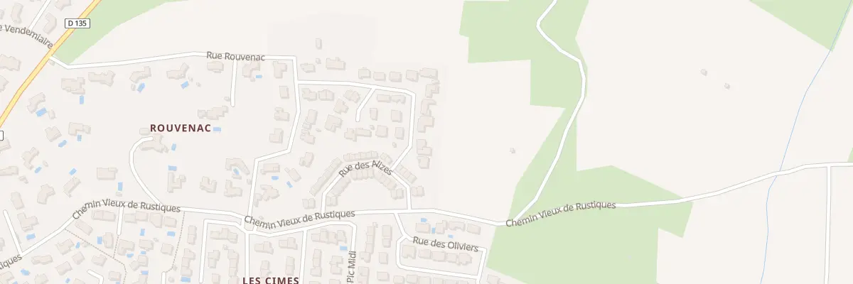 Plan du 33 Rue des Antices à Trèbes