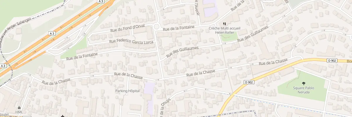 Plan du 12 Rue des Guillaumes à Noisy-le-Sec