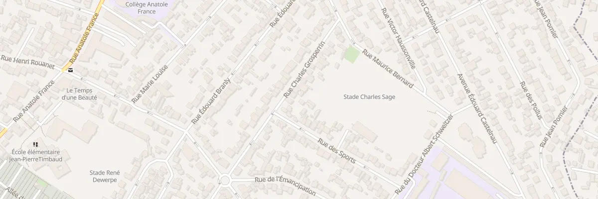 Plan du 68B Rue Grosperrin à Drancy