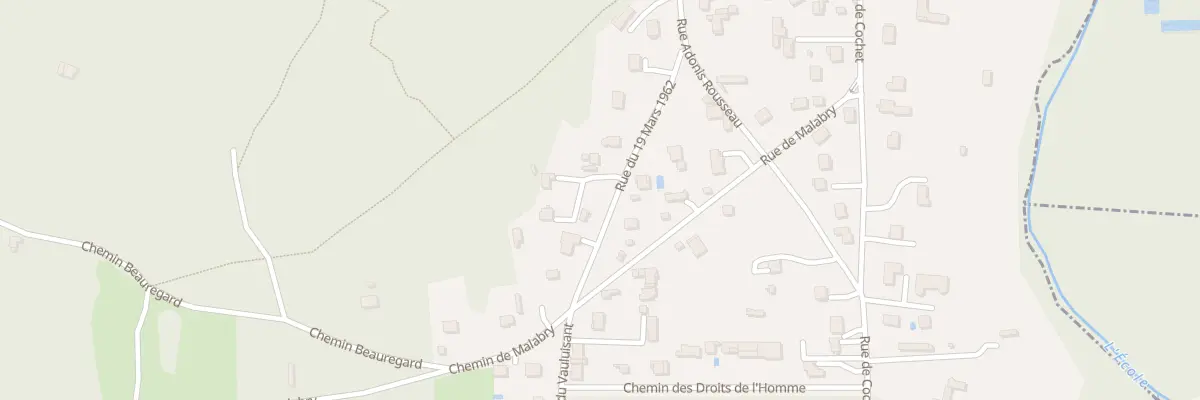 Plan du 10 Rue du 19 Mars 1962 à Moigny-sur-École