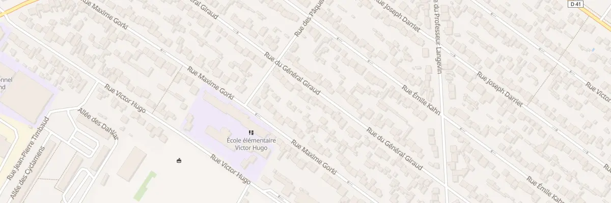Plan du 93 Rue du Gen Giraud au Blanc-Mesnil