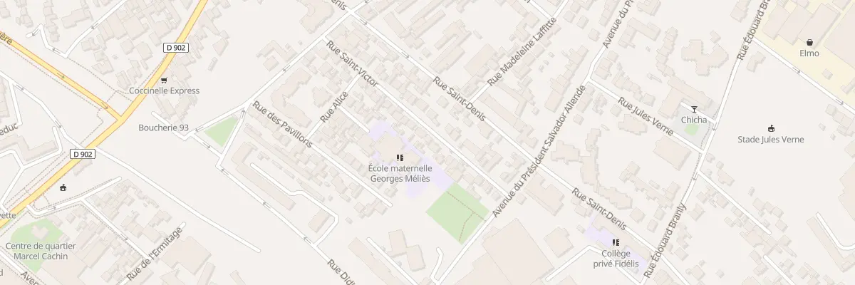 Plan du 28 Rue Saint-Victor à Montreuil