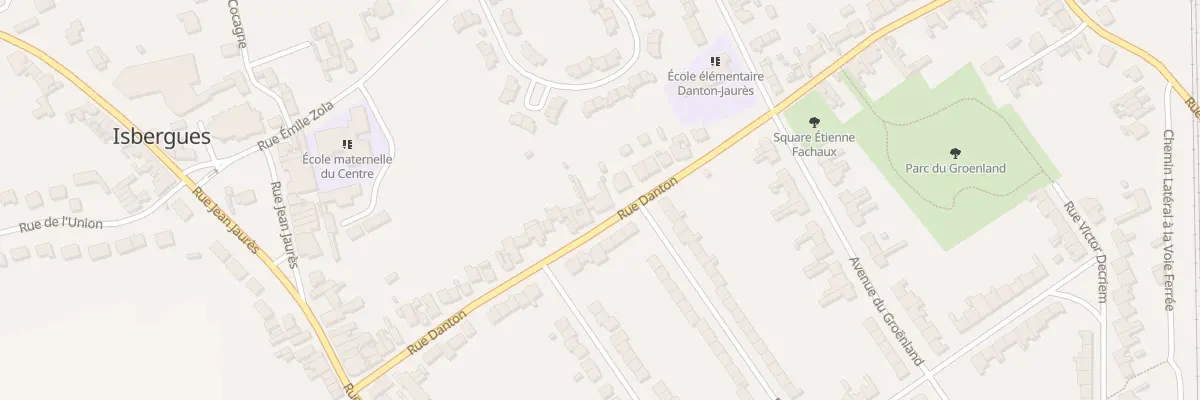 Plan du 233 Rue Danton à Isbergues