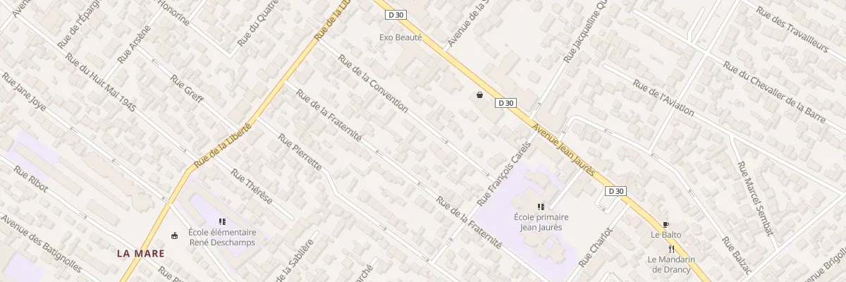 Plan du 32 Rue De La Convention à Drancy
