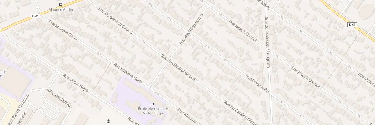 Plan du 96 Rue du Gen Giraud au Blanc-Mesnil