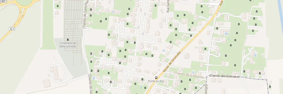 Plan du 23 Rue de la Porte au Roy à Milly-la-Forêt