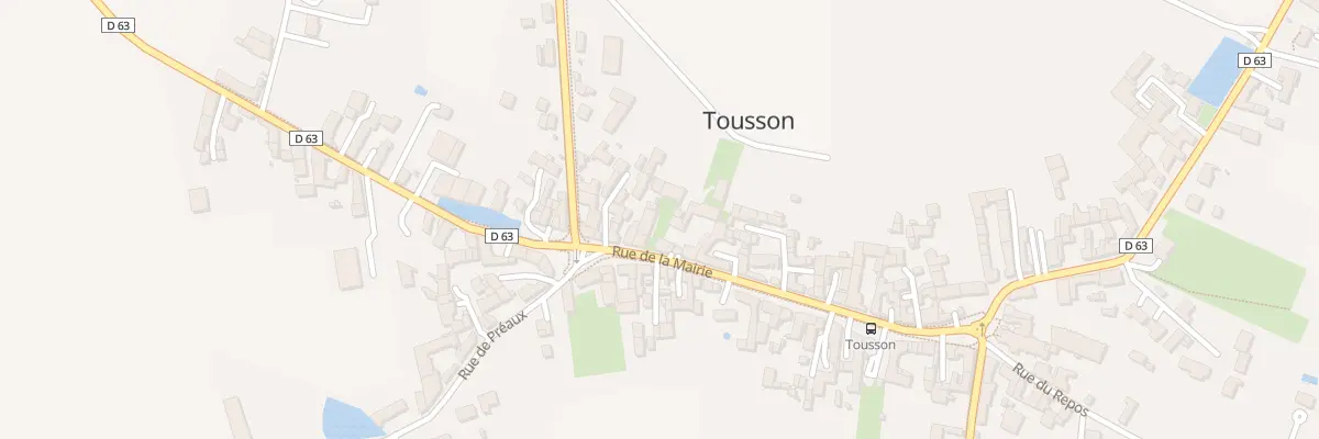 Plan du 38 Rue de la Mairie à Tousson