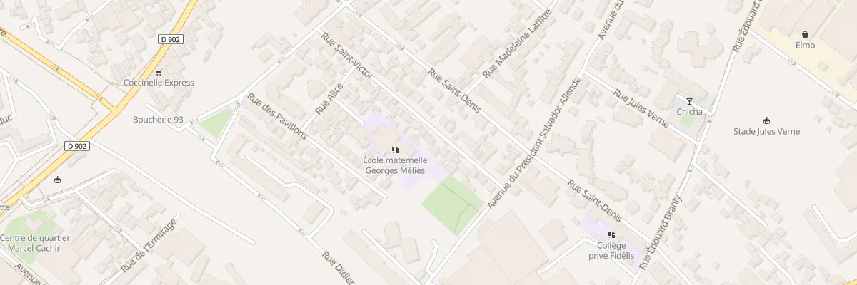 Plan du 30 Rue Saint-Victor à Montreuil