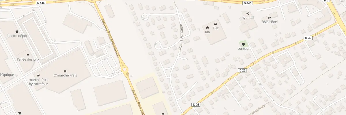 Plan du 14 Rue la Fontaine à Corbeil-Essonnes