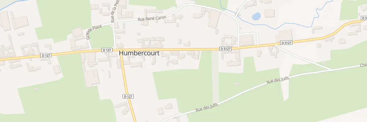 Plan du 17 Rue Georges Clémenceau à Humbercourt