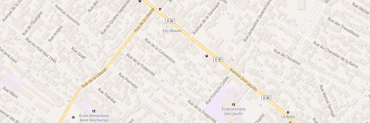 Plan du 25 Rue De La Convention à Drancy