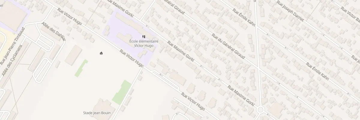 Plan du 89 Rue Maxime Gorki au Blanc-Mesnil
