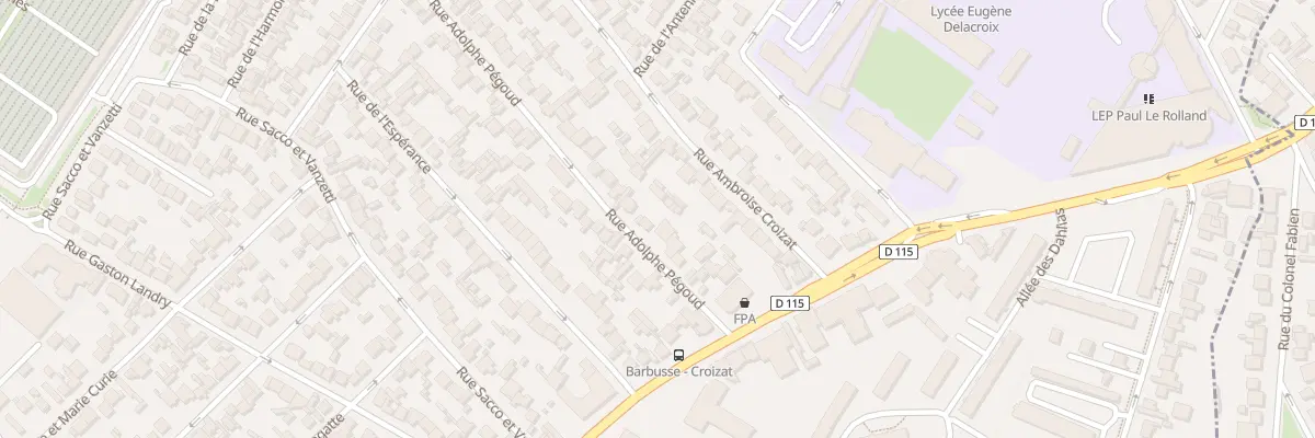 Plan du 51 Rue Pegoud à Drancy