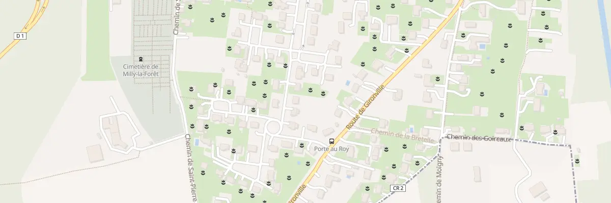 Plan du 27 Rue de la Porte au Roy à Milly-la-Forêt