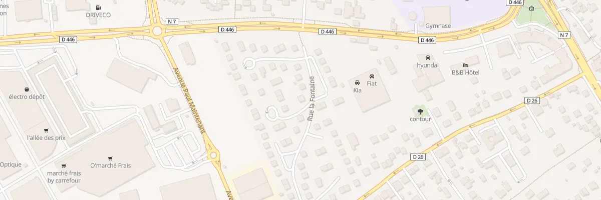 Plan du 10 Rue la Fontaine à Corbeil-Essonnes
