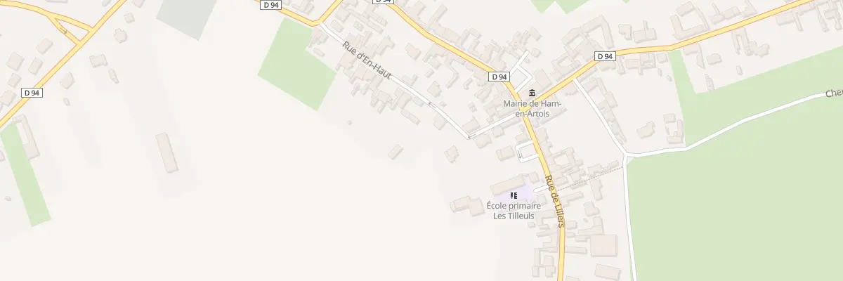 Plan du 11 Rue d’En-haut à Ham-en-Artois