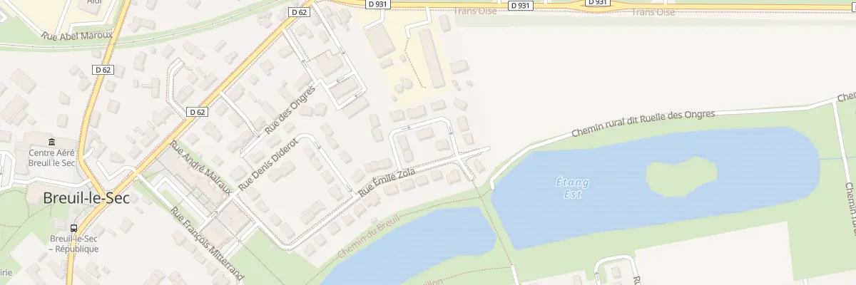 Plan du 6 Rue Albert Camus à Breuil-le-Sec