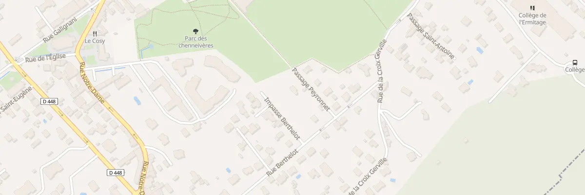 Plan du 4 Imp Berthelot à Soisy-sur-Seine