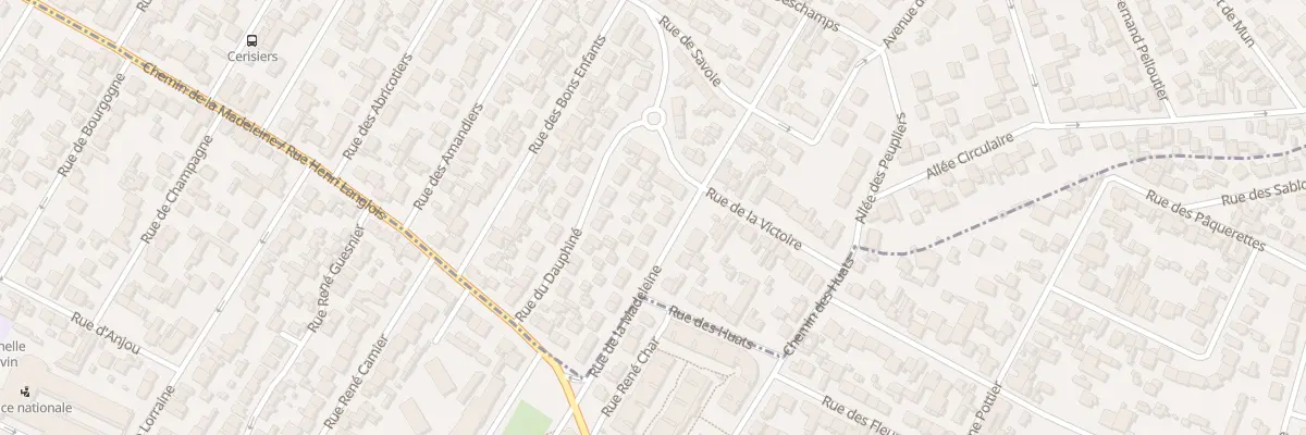 Plan du 25 Rue De La Madeleine à Drancy