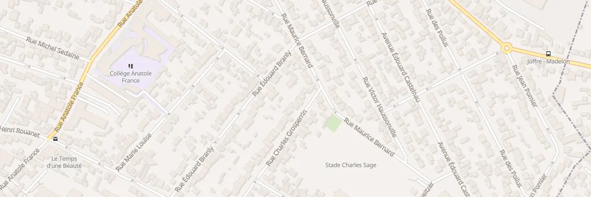 Plan du 101 Rue Grosperrin à Drancy