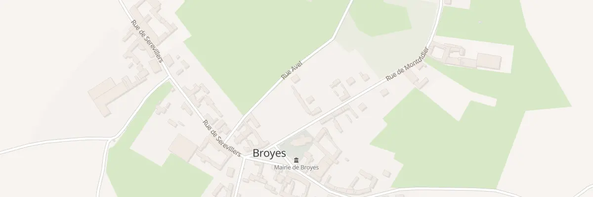 Plan du 7 Rue de Montdidier à Broyes