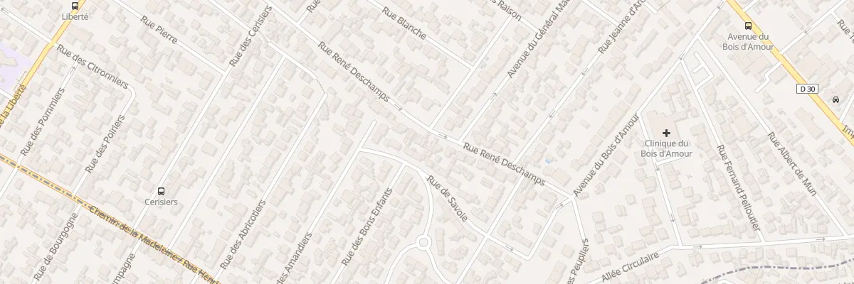 Plan du 58 Rue Rene Deschamps à Drancy