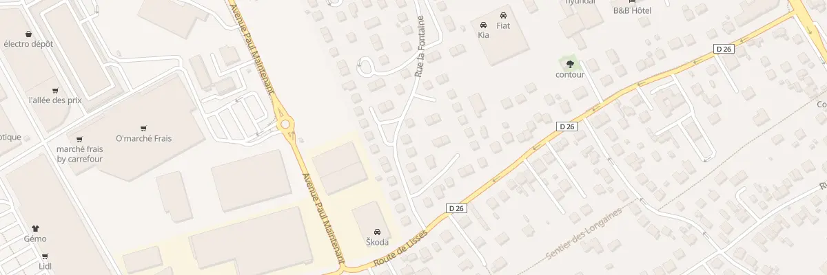 Plan du 7 Rue la Fontaine à Corbeil-Essonnes