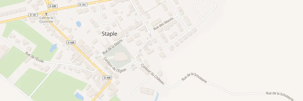 Plan du 87 Ctr de l’Eglise à Staple