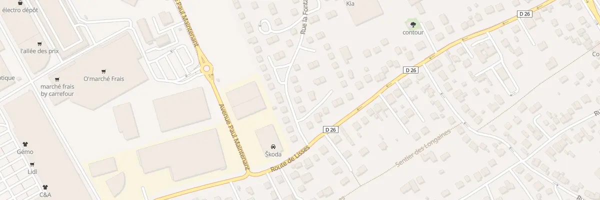 Plan du 11 Rue la Fontaine à Corbeil-Essonnes