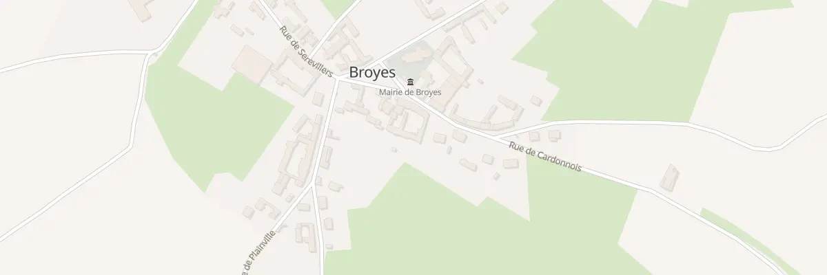 Plan du 10 Rue du Cardonnois à Broyes