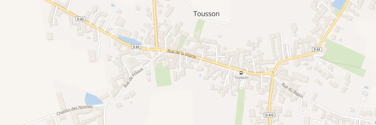 Plan du 29 Rue de la Mairie à Tousson