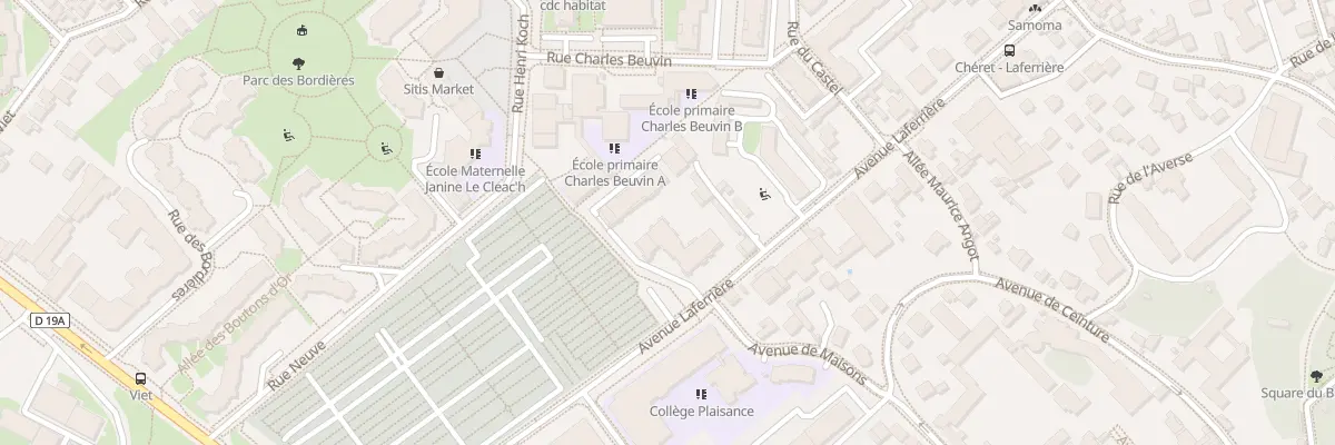 Plan du 134 Av Laferrière à Créteil