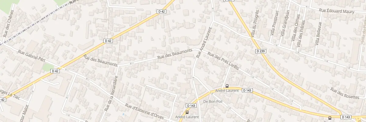 Plan du 11 Rue des Beaumonts à Fontenay-sous-Bois