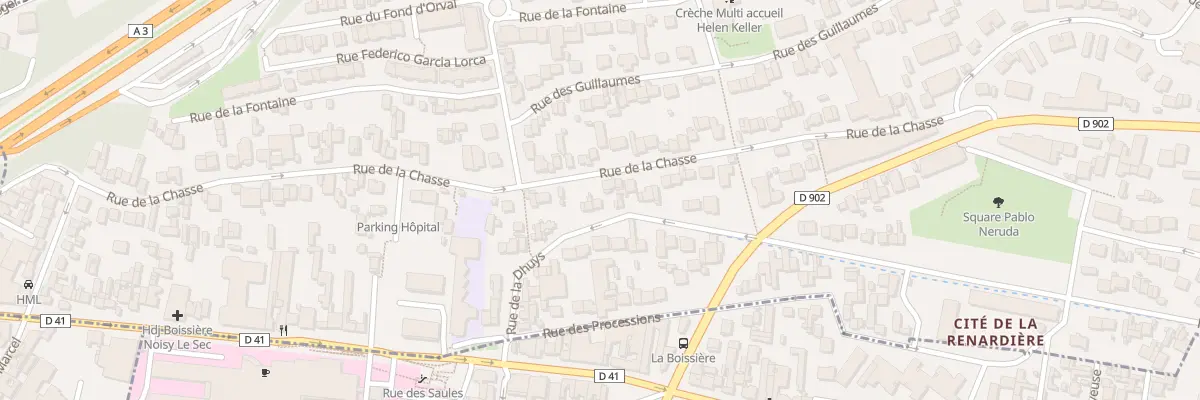 Plan du 19 Rue de la Dhuys à Noisy-le-Sec