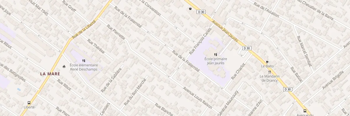 Plan du 38 Rue De La Fraternite à Drancy