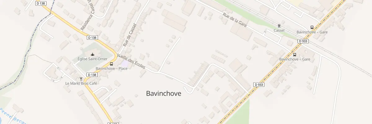 Plan du 18 Rle des Ecoles à Bavinchove
