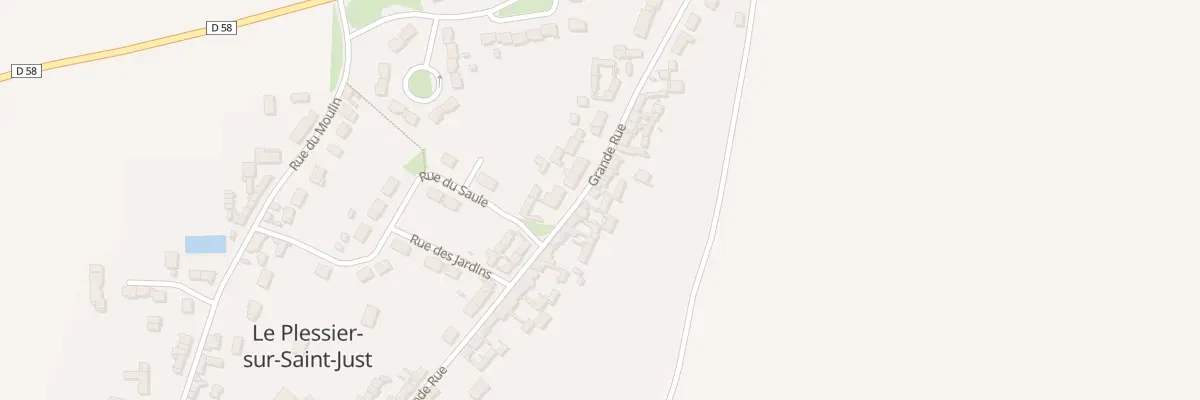 Plan du 380 Gr Grande Rue au Plessier-sur-Saint-Just
