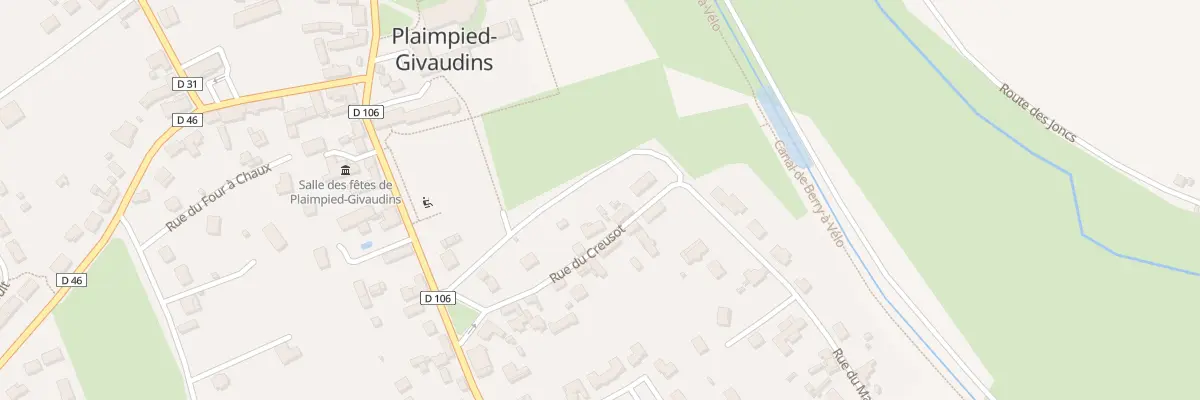 Plan du 9 Rue du Creusot à Plaimpied-Givaudins