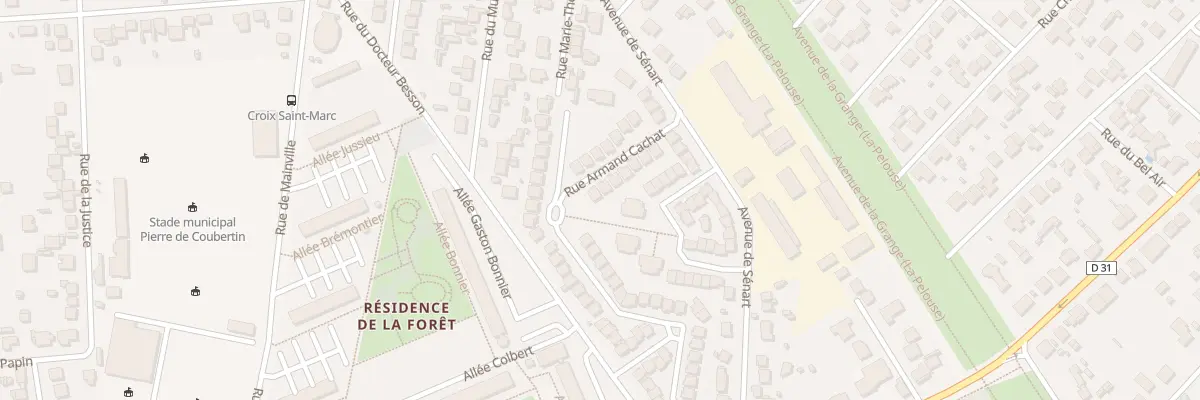 Plan du 13 Rue Armand Cachat à Montgeron