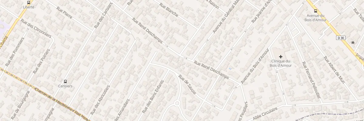 Plan du 60 Rue Rene Deschamps à Drancy