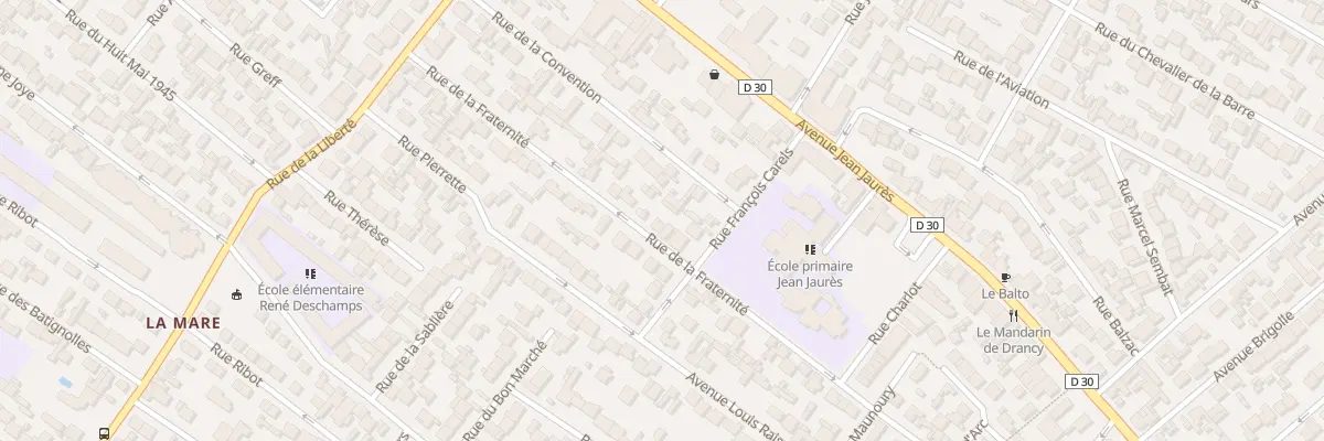 Plan du 35 Rue De La Fraternite à Drancy