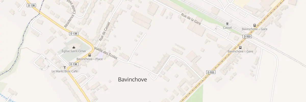 Plan du 14 Rle des Ecoles à Bavinchove