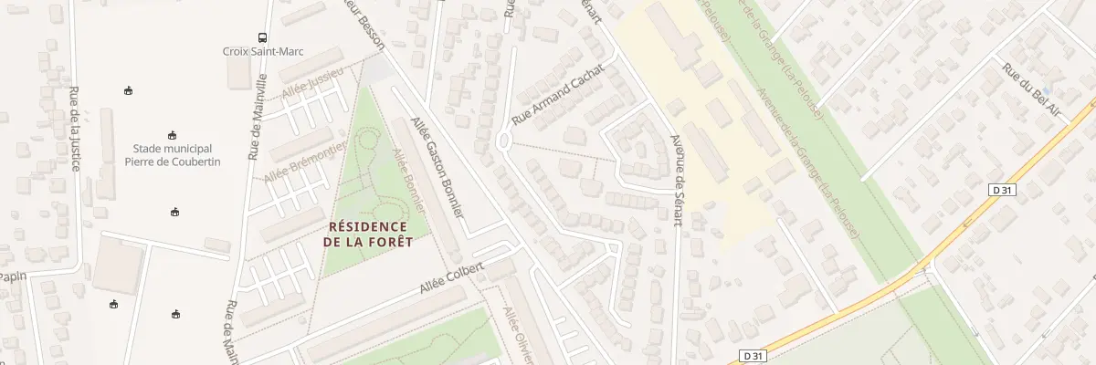 Plan du 25 Rue Armand Cachat à Montgeron