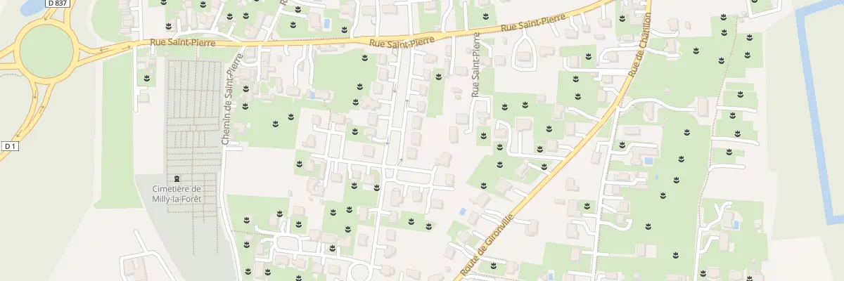 Plan du 11 Rue de la Porte au Roy à Milly-la-Forêt