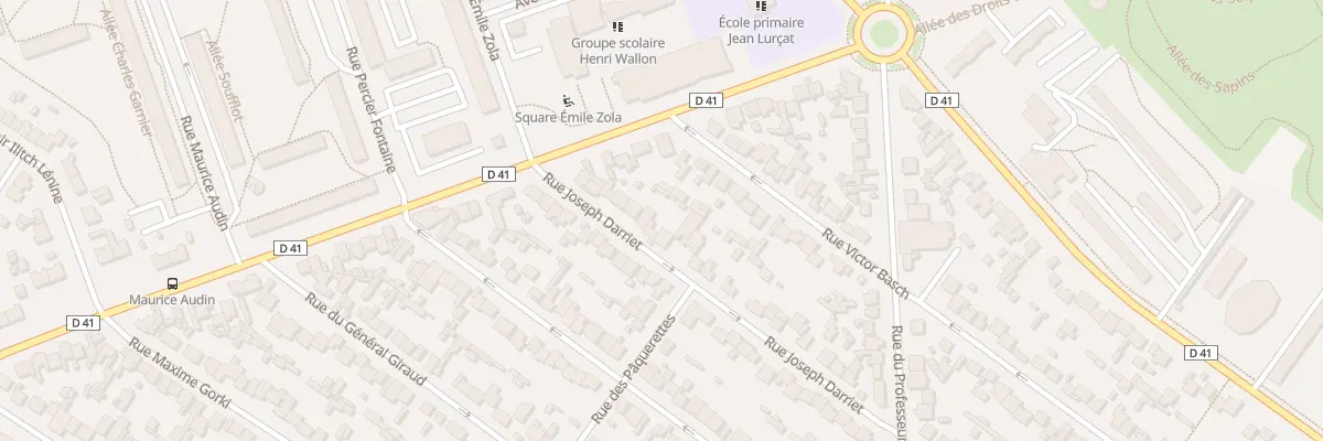 Plan du 118 Rue Joseph Darriet au Blanc-Mesnil