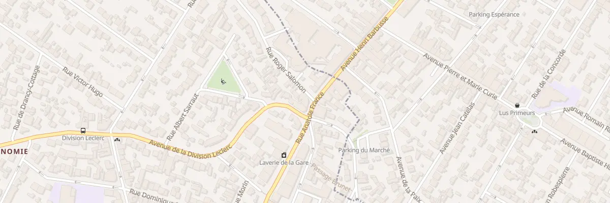 Plan du 1 Rue Roger Salomon à Drancy