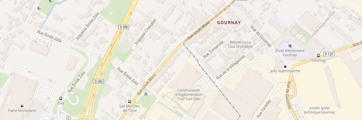 Plan du 134 Rue Louis Blanc à Montataire