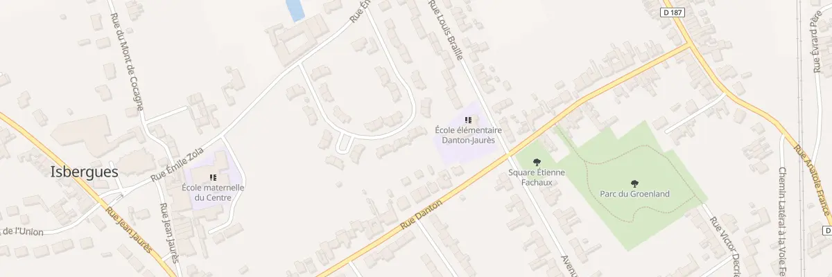 Plan du 224 Rue René Cassin à Isbergues