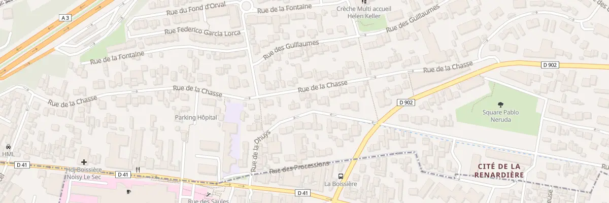 Plan du 108 Rue de la Chasse à Noisy-le-Sec